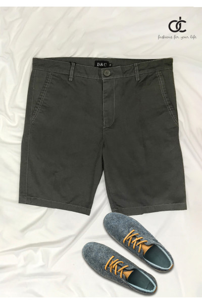 Men's Slim Fit Chino Short - Ash Men's Slim Fit Chino Short - Ash