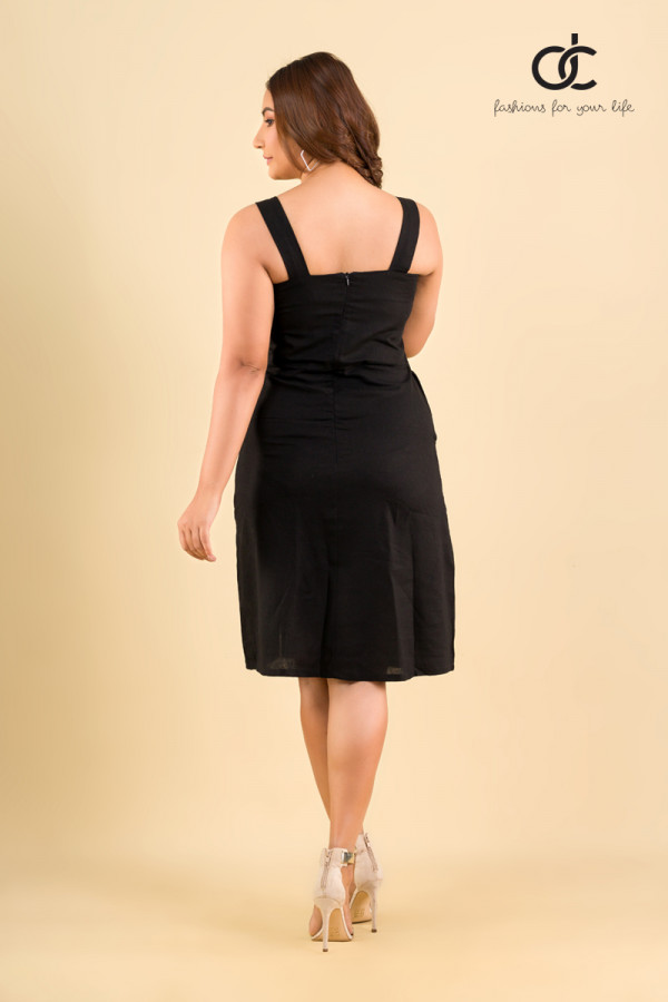 DOUBLE STRAP MIDI DRESS - DCW 312