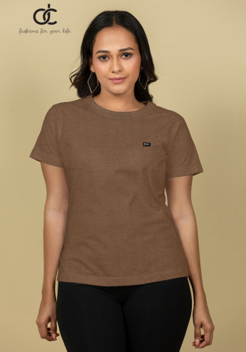 DARK BROWN ACTIVEWEAR T-SHIRTS