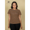 DARK BROWN ACTIVEWEAR T-SHIRTS