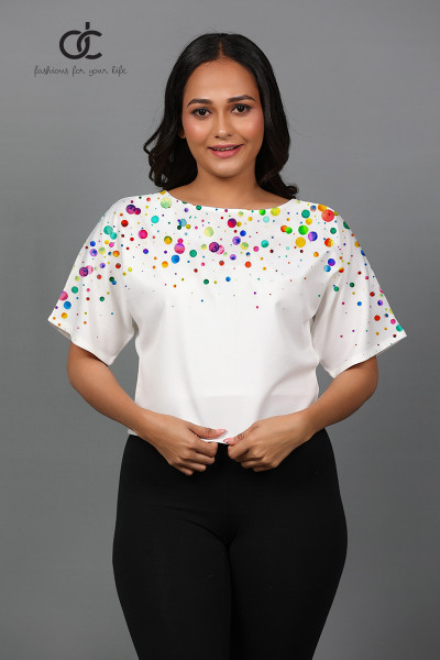 Water Color Magi Sleeve Top