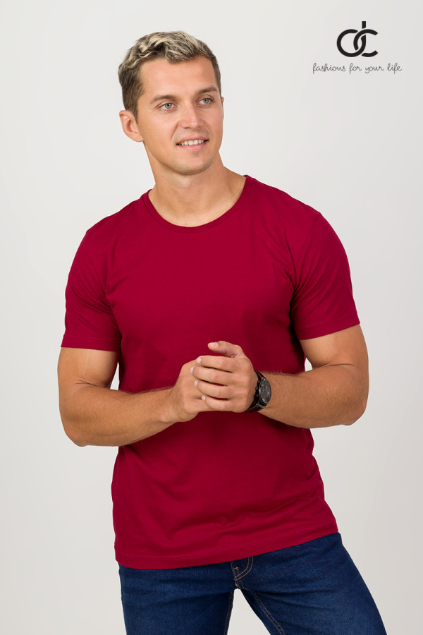 MAROON COLOUR PREMIUM T-SHIRT