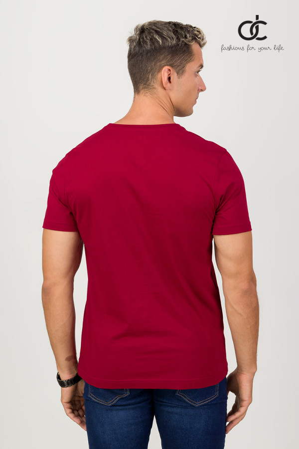 MAROON COLOUR PREMIUM T-SHIRT