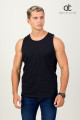 MEN'S TANK TOP - PLAIN BLACK ( DCM 028 )