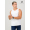 MEN'S TANK TOP - PLAIN WHITE  MEN'S TANK TOP - PLAIN WHITE