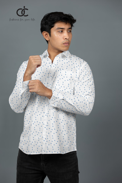 PRINT LONG SLEEVE SHIRT-DCM 10010 PRINT LONG SLEEVE SHIRT-DCM 10010