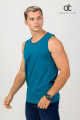 MEN'S TANK TOP - PLAIN LIGHT BLUE( DCM 183 )