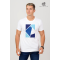 WHITE COLOUR PRINT T-SHIRT - DCM 261