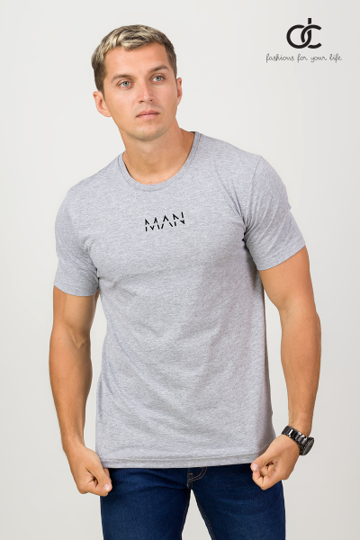 ASH COLOUR PRINT T-SHIRT - DCM 263