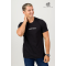 BLACK COLOUR PRINT T-SHIRT - DCM 264 BLACK COLOUR PRINT T-SHIRT - DCM 264