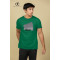 CREW NECK PRINTED T SHIRT - D GREEN 02  CREW NECK PRINTED T SHIRT - D GREEN 02