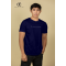 CREW NECK PRINTED T SHIRT - N BLUE 01  CREW NECK PRINTED T SHIRT - N BLUE 01
