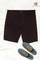 Men's Slim Fit Chino Short - Deep wine