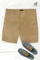 Men's Slim Fit Chino Short - Light Brown