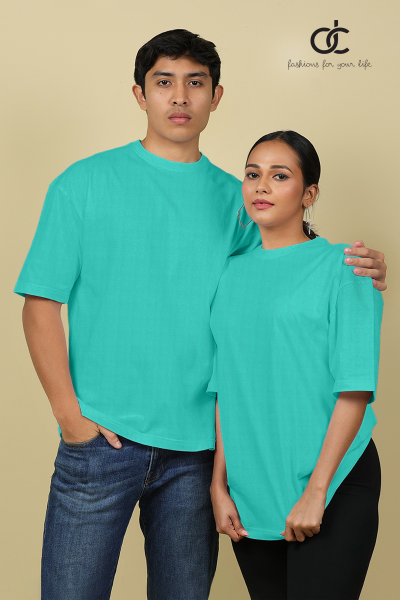 UNISEX T SHIRT-LIGHT BLUE-DCMU 0003