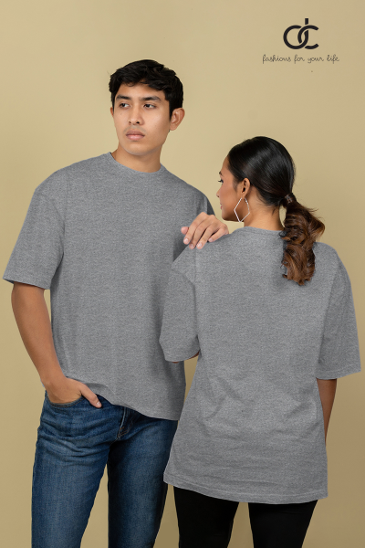 UNISEX T SHIRT - ASH - DCMU 0005