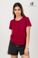 PLAIN MAROON TEE