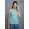 LIGHT GREEN PLAIN TANK TOP