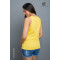 YELLOW PLAIN TANK TOP