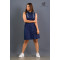 SLEEVELESS EMBROIDER LINEN DRESS - DCW 304 SLEEVELESS EMBROIDER LINEN DRESS - DCW 304