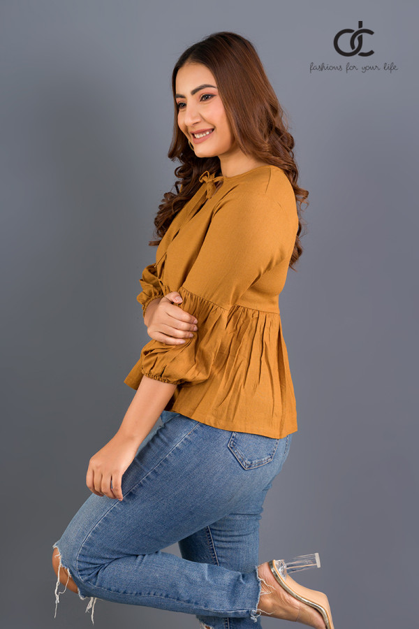 PUFF SLEEVE TOP  - DCW 316