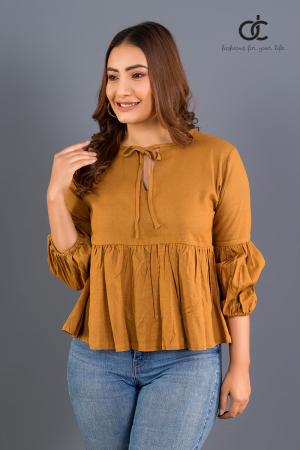 PUFF SLEEVE TOP  - DCW 316