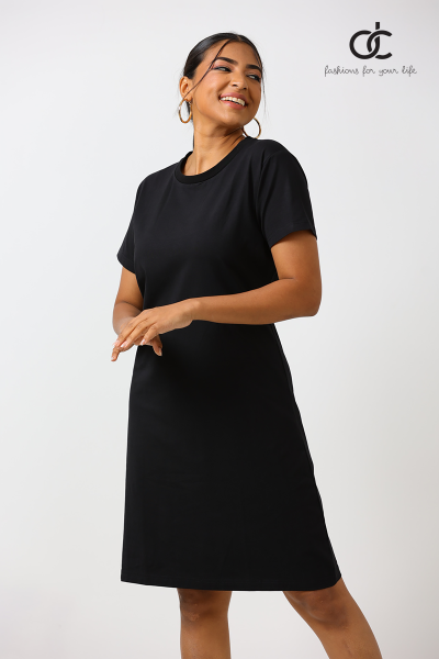 BLACK DRESS - DCW 346 BLACK DRESS - DCW 346