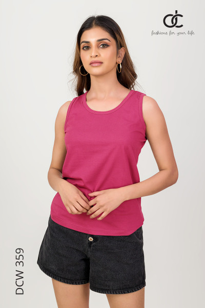 OFF RED PLAIN TANK TOP OFF RED PLAIN TANK TOP