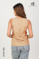 BEIGE COLOUR PLAIN TANK TOP - DCW 360