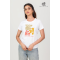 LADIES WHITE GRAPHIC TEE - DCWP 004