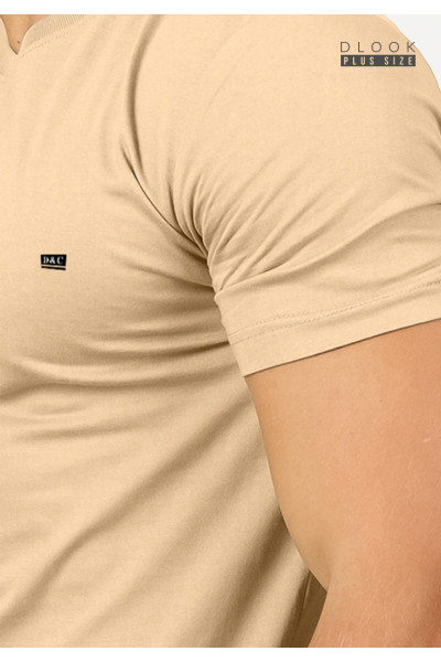 BEIGE COLOUR T-SHIRT - DCM 269 BEIGE COLOUR T-SHIRT - DCM 269
