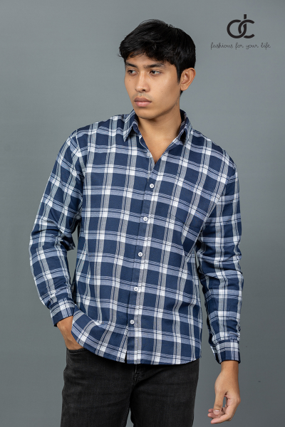 LONGSLEEVE CHECK SHIRT - DCM 10001 LONGSLEEVE CHECK SHIRT - DCM 10001