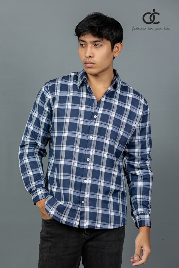 LONGSLEEVE CHECK SHIRT - DCM 10001