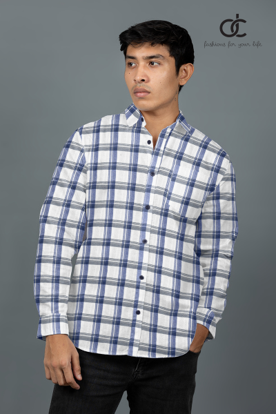 LONGSLEEVE CHECK SHIRT - DCM 10002 LONGSLEEVE CHECK SHIRT - DCM 10002