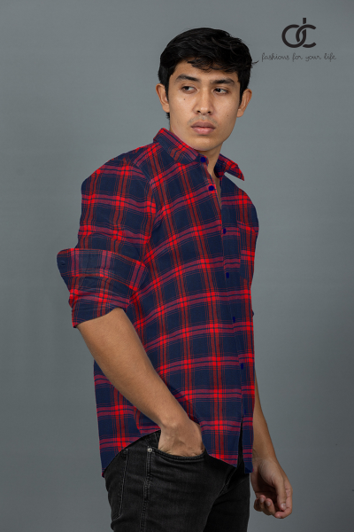 LONGSLEEVE CHECK SHIRT - DCM 10003 LONGSLEEVE CHECK SHIRT - DCM 10003