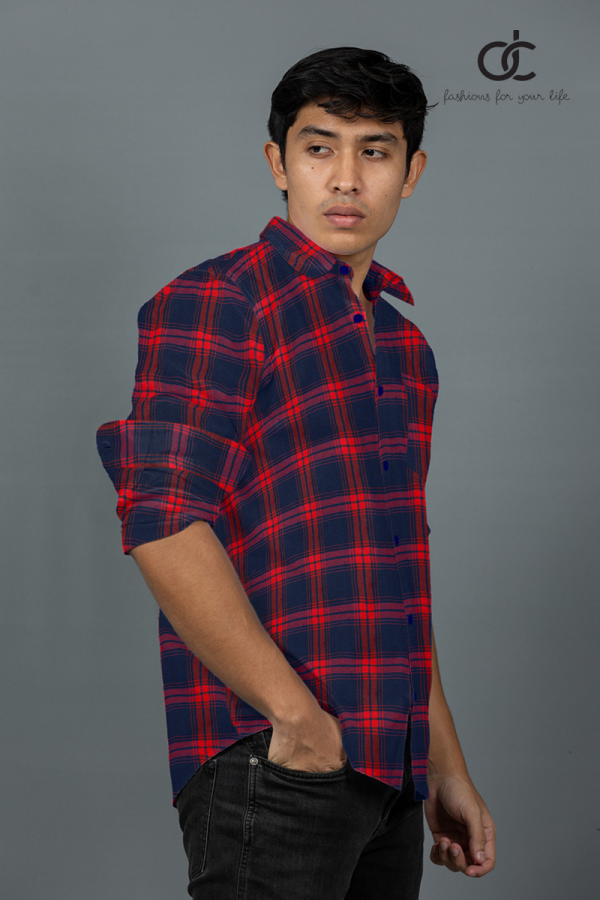 LONGSLEEVE CHECK SHIRT - DCM 10003