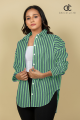 LONGSLEEVE OVERSIZE STRIPE SHIRT - DCWS 1002