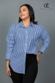 LONGSLEEVE OVERSIZE STRIPE SHIRT - DCWS 1004